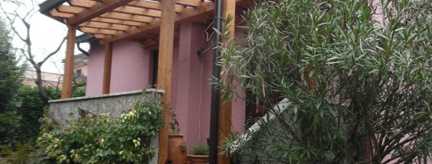 tettoia legno lamellare