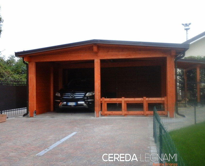 carport in legno