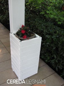 fioriere in legno