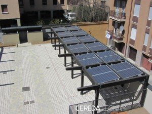 pergole per fotovoltaico