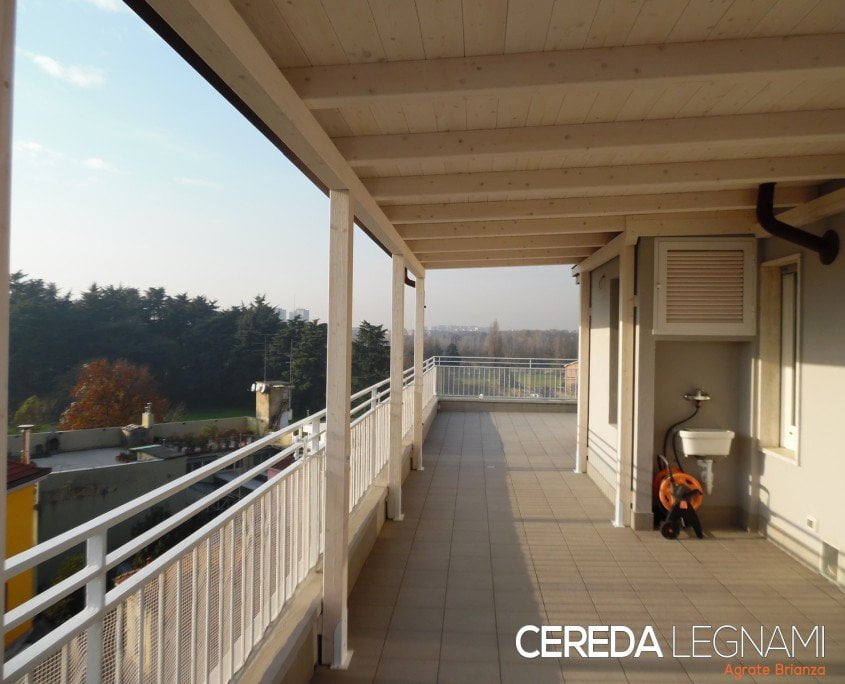 tettoia in legno