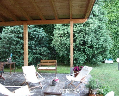  tettoie in legno arredo giardino
