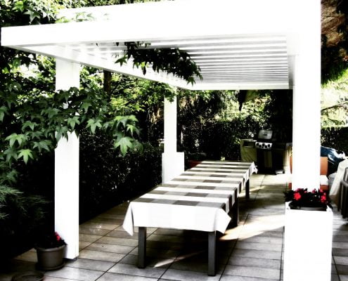 pergole moderne bianche design