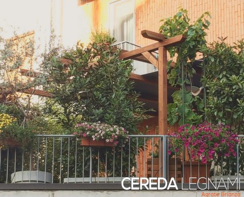 Pergola in legno classica